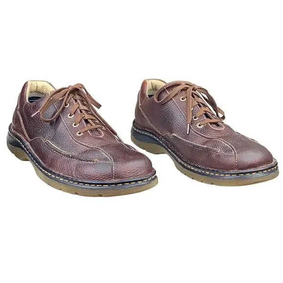 Dr. Martens Mens Brown Leather 11200 Lace Up Oxfords Size US 12